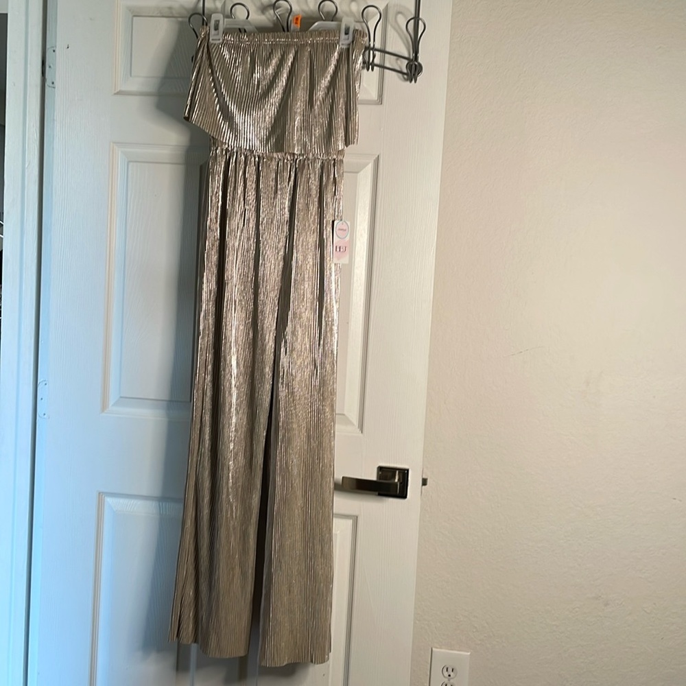 NWT BBJ Los Angeles strapless jumpsuit